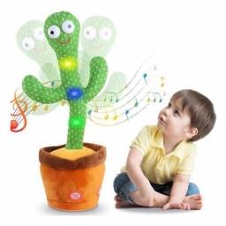 Cactus Bailarn Con Msica Repite Voces 120 Canciones Grabadas Recargable Usb 