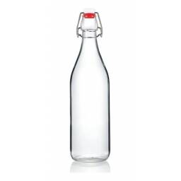 Botella Vidrio 500ml Tapa Abatible Con Sello Goma X1